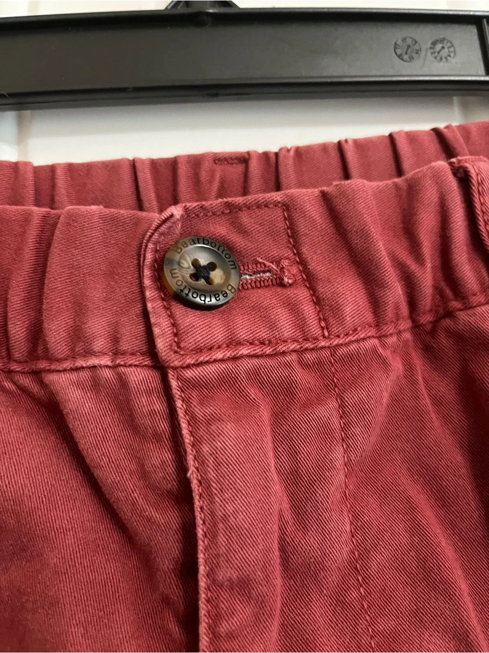 Bear Bottom Clothing Shorts Men’s M Burgundy Stretch 6.5
